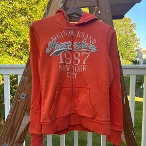 Aeropostale Orange Full Zip Hoodie